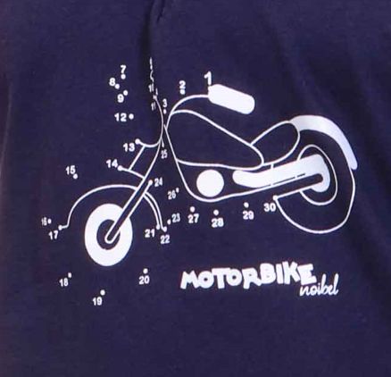 Vacchetti | Pigiama Ragazzo Serafino Polsino Noibel Circuiti Moto 32822 Cotone 
