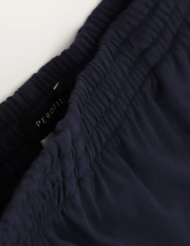 Vacchetti | Pantalone Corto Uomo Tinta Unita Basic Cotone Jersey
