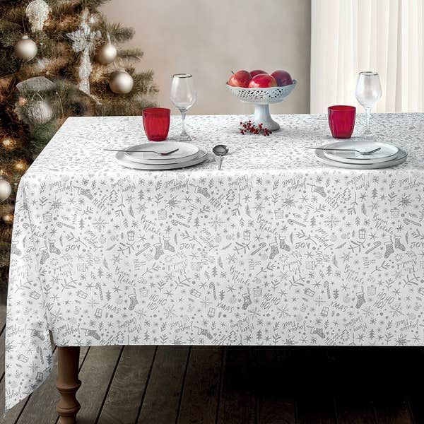 Vacchetti | Tovaglia Rettangolare 8 Posti Joyful Cotone Panama