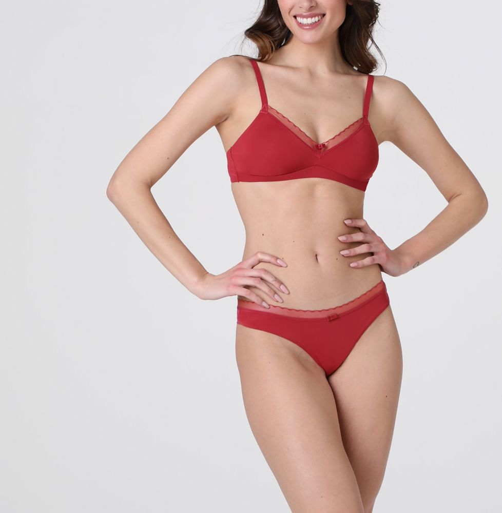 Vacchetti | Reggiseno Senza Ferretto Coppa Doppiata L027O Microfibra Ultra Soft