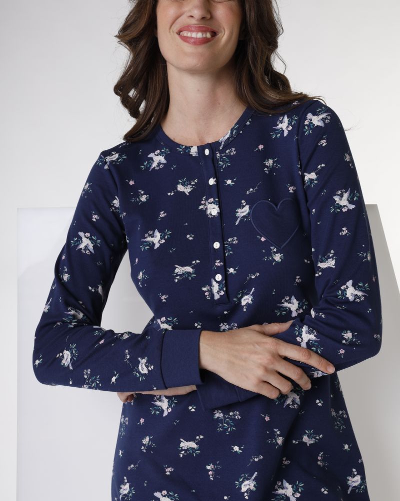 Vacchetti | Camicia Da Notte Serafino L0DN1 Cotone