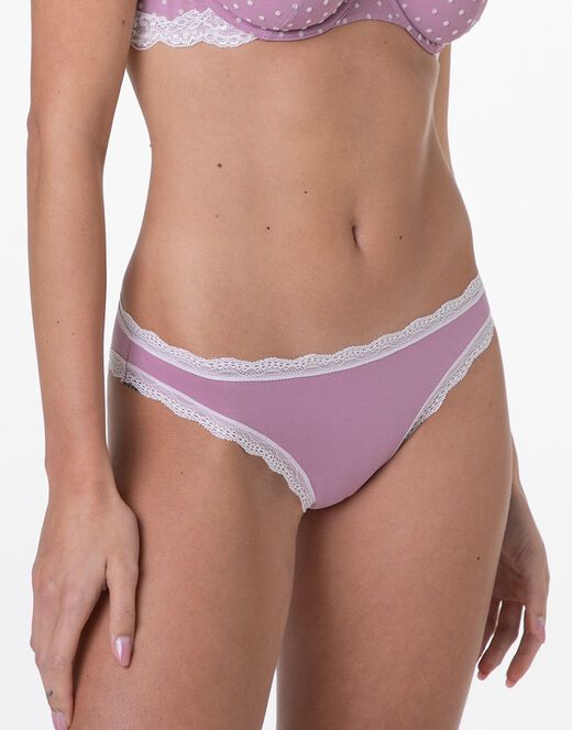 Vacchetti | 2 Slip Donna Midi L0DPX Cotone Elasticizzato