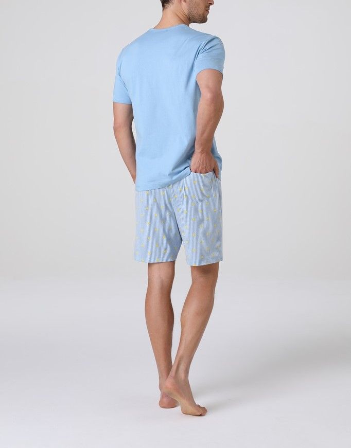Vacchetti | Pigiama Uomo Corto Girocollo L0DW5 Cotone Jersey