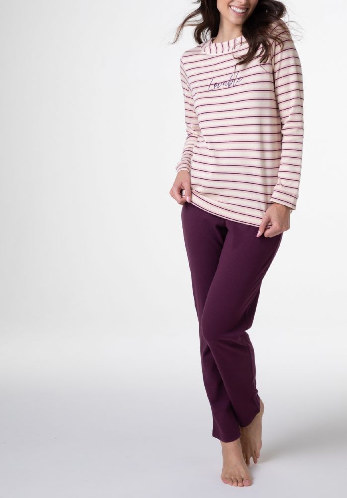 Vacchetti | Pigiama Donna Girocollo L0E9B Caldo Cotone