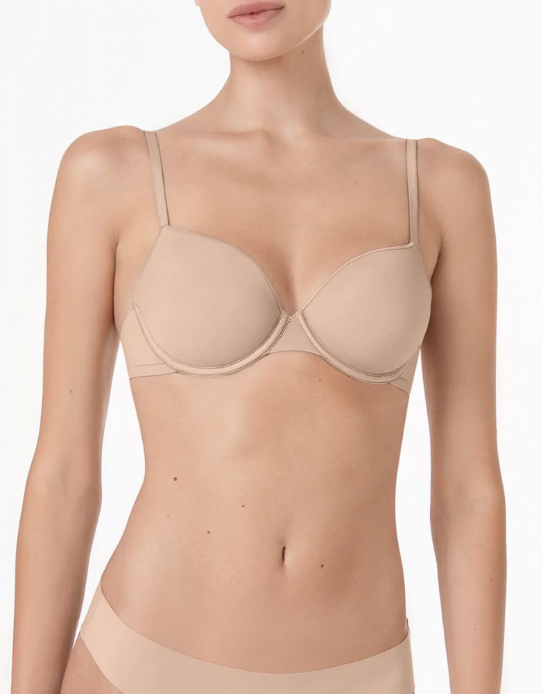 Vacchetti | Reggiseno Con Ferretto Spacer Imbottito Incrocio Posteriore Invisible Breeze L0EVY Microfibra