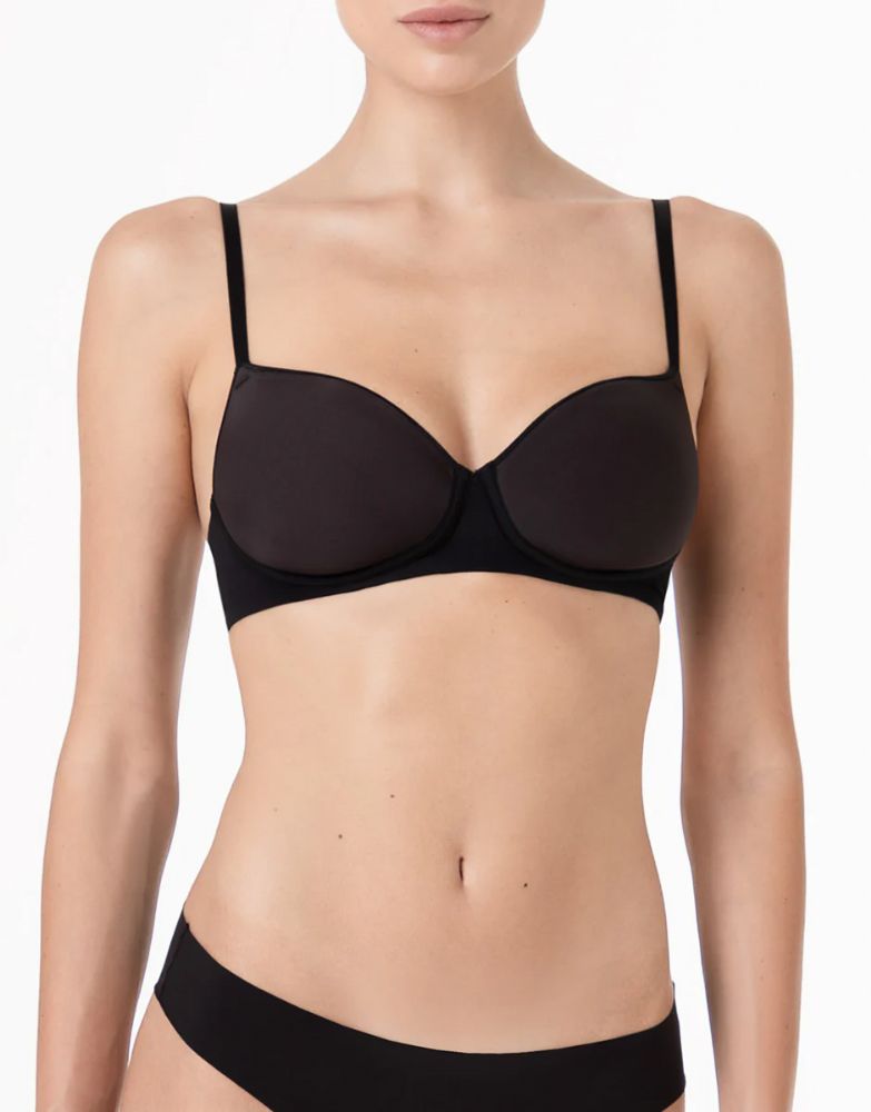 Vacchetti | Reggiseno Senza Ferretto Spacer Imbottito Incrocio Posteriore Invisible Breeze L0EVZ Microfibra