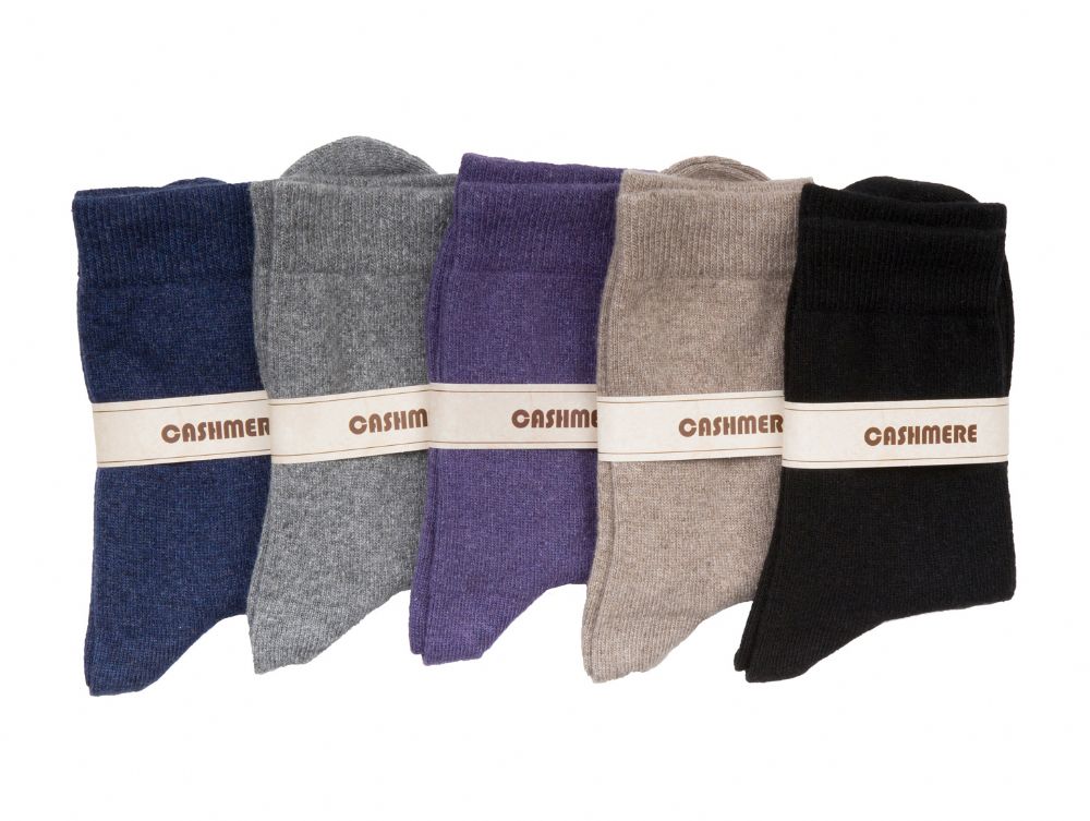 Vacchetti | Calze Donna Corte Tinta Unita/Rigate Lady Lana/Cachemire
