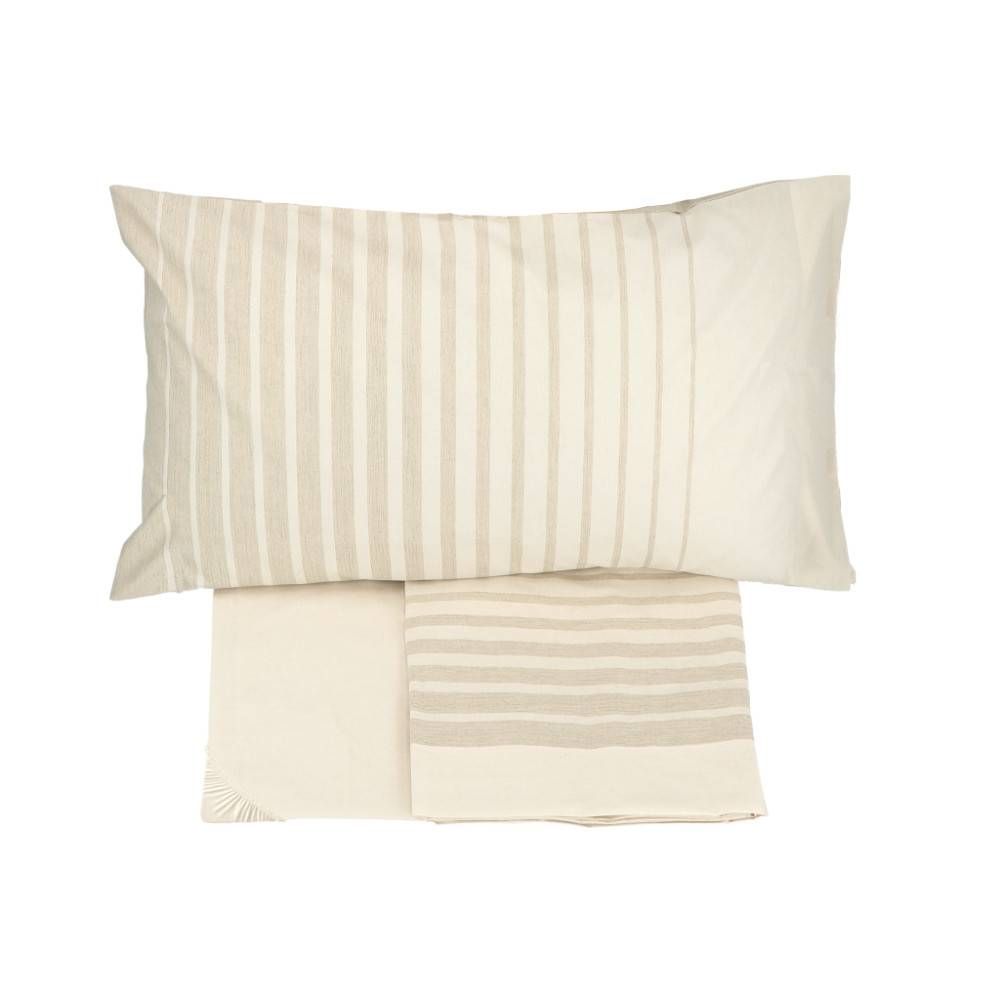 Vacchetti | Completo Lenzuolo 2 Piazze Orizzonte Cotone