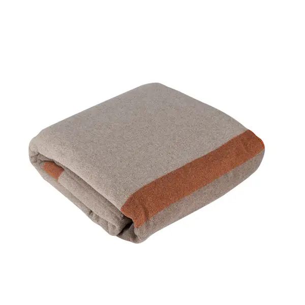 Vacchetti | Plaid Coperta leggera Matrimoniale 100% Lana Agnello Somma 210x250