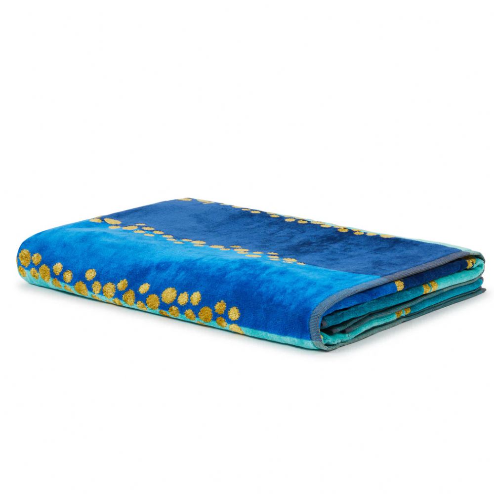 Vacchetti | Telo Mare 95 X 180 Fantasia Madagascar Spugna Di Cotone Cinigliata