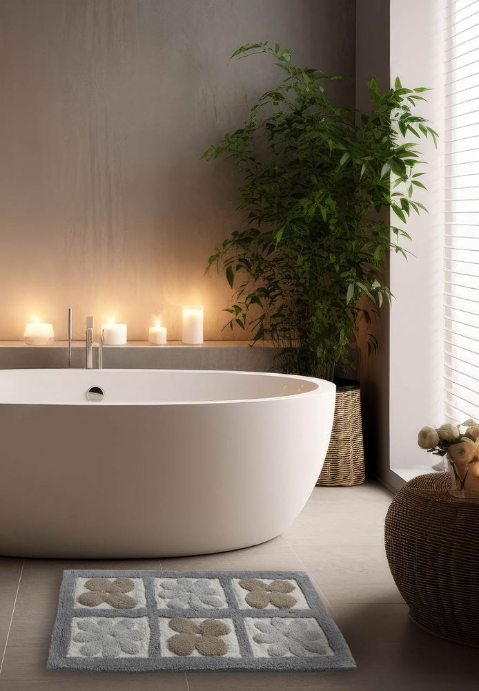 Vacchetti | Tappeto Bagno 70 x 140 Fantasia Marrakech Spugna Di Cotone