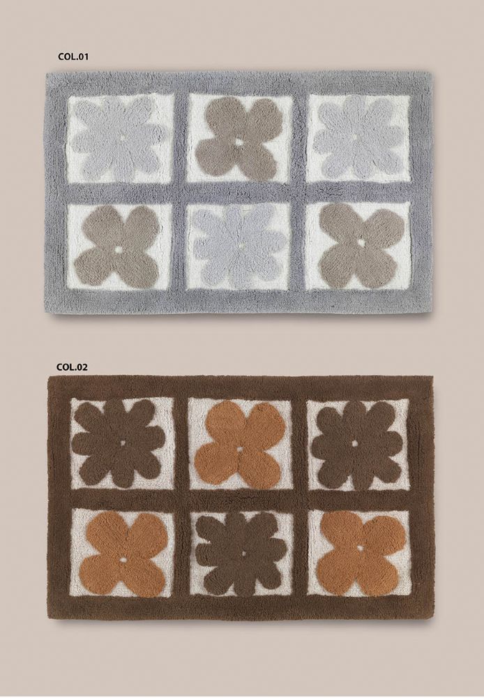 Vacchetti | Tappeto Bagno 70 x 140 Fantasia Marrakech Spugna Di Cotone