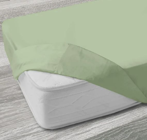 Vacchetti | Lenzuola Con Angoli Tinta Unita Dipiu' 2 Piazze Maxi Cotone Percalle