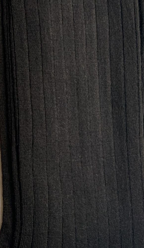 Vacchetti | Calze Uomo Lunghe Costina Tinta Unita 56 80% Lana
