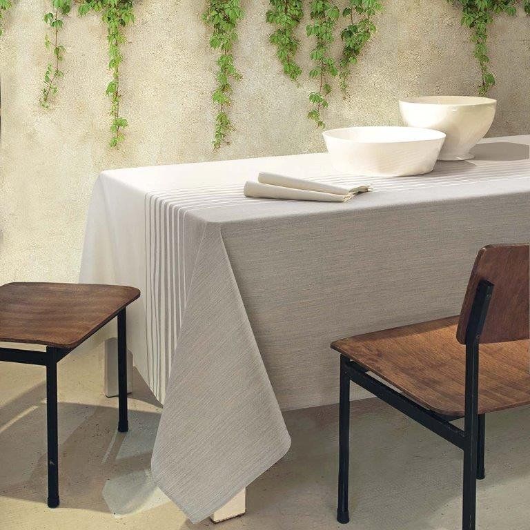 Vacchetti | Servizio Tavola Con Tovaglioli Orizzonte x6 Cotone Panama