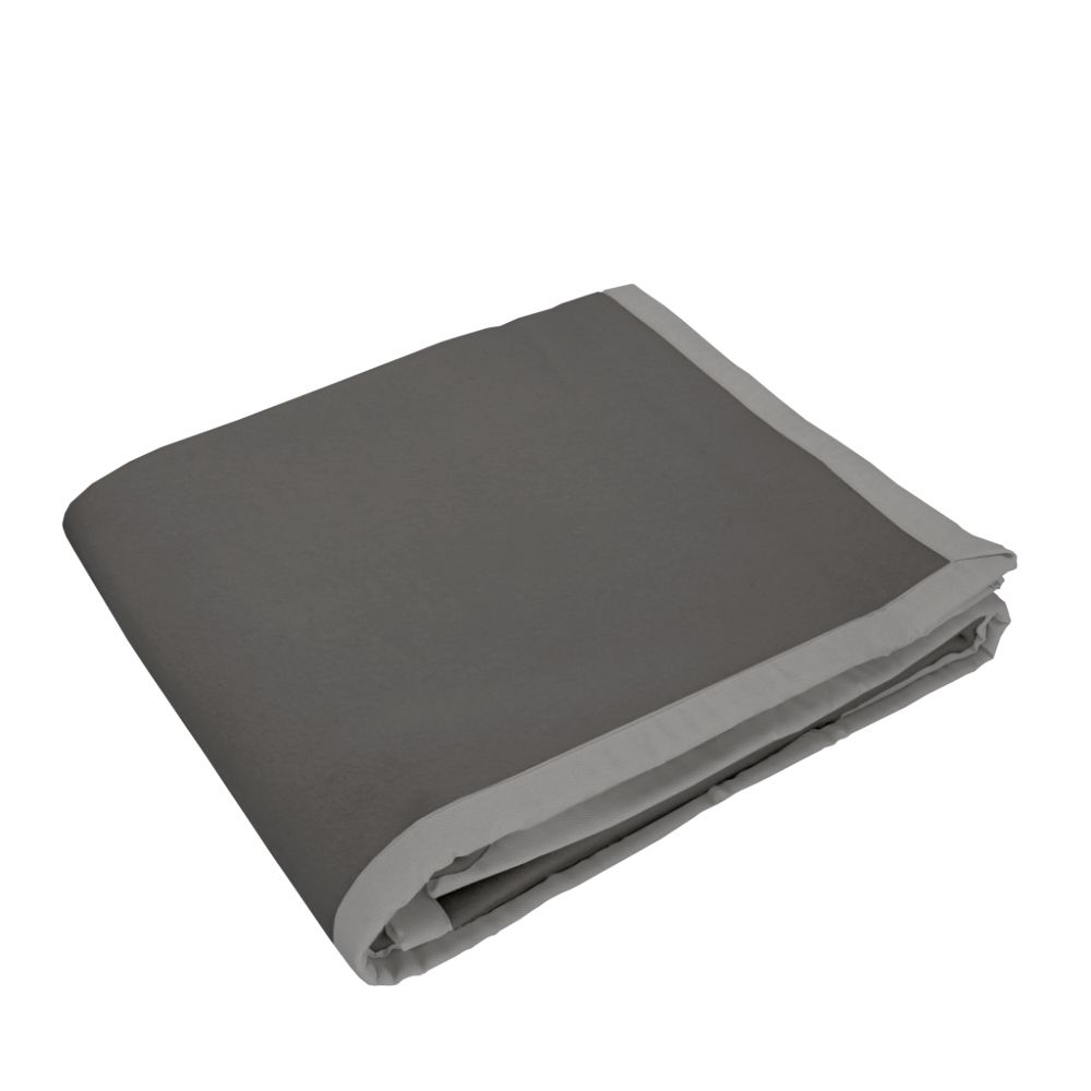 Vacchetti | Coperta 1 Piazza E Mezza 420gr. Tinta Unita Bordo In Tessuto Origami Lana 100% Merino Australiano