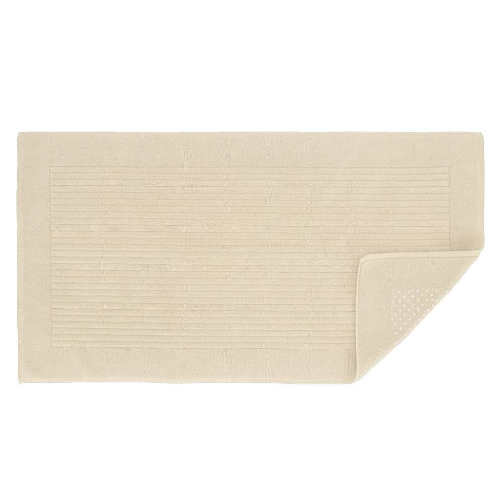 Vacchetti | Tappeto Bagno Con Antiscivolo Tinta Unita 60x110 Origami Cotone Jacquard