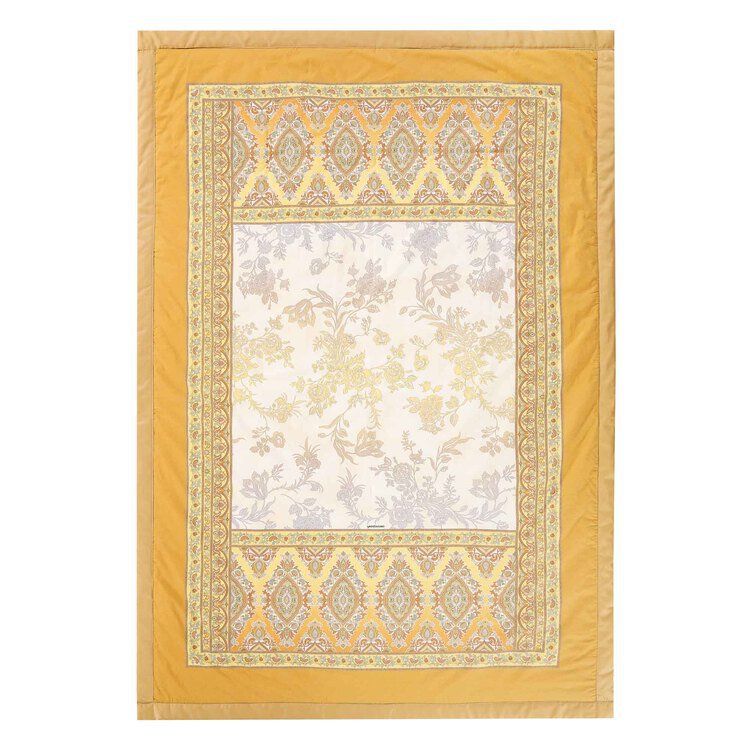 Vacchetti | Plaid Imbottito 135 x 190 Fantasia Granfoulard Agrigento Cotone Garzato