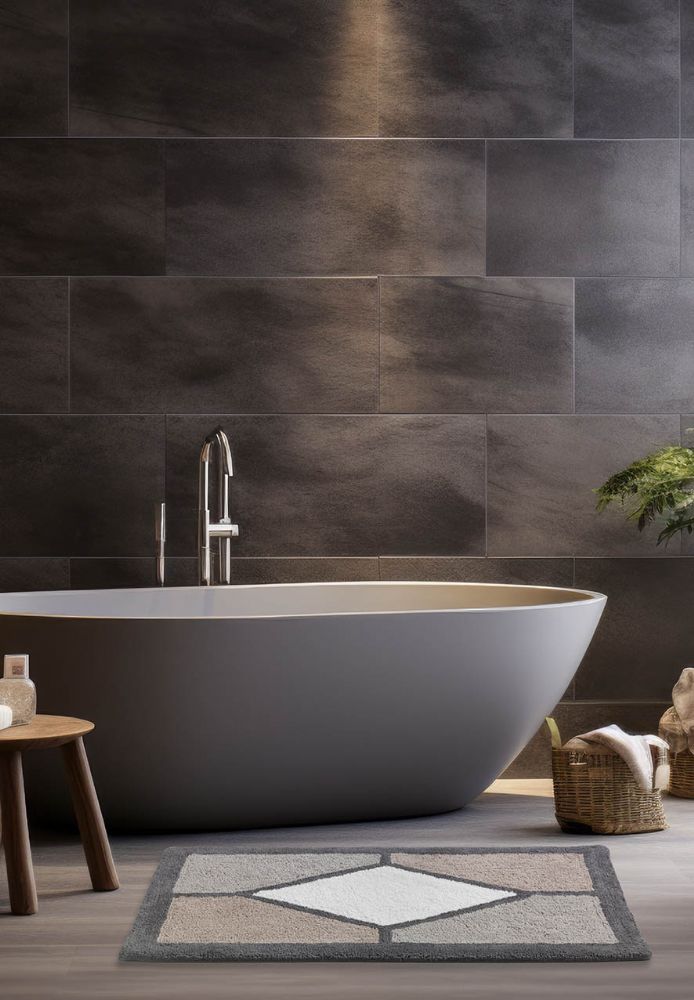 Vacchetti | Tappeto Bagno 50 X 80 Fantasia Rabat Spugna Di Cotone