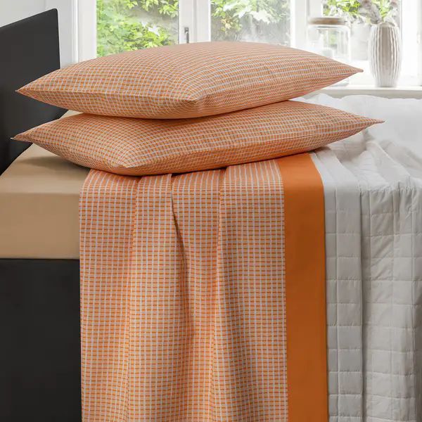 Vacchetti | Completo Lenzuolo 2 Piazze Fantasia Sprint Santorini Cotone