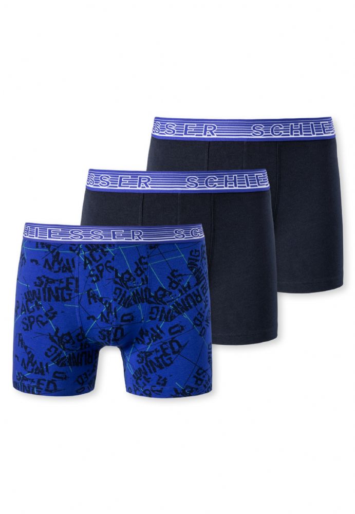 Vacchetti | 3 Boxer Ragazzo Fantasia Assortita 177933 Cotone Elasticizzato