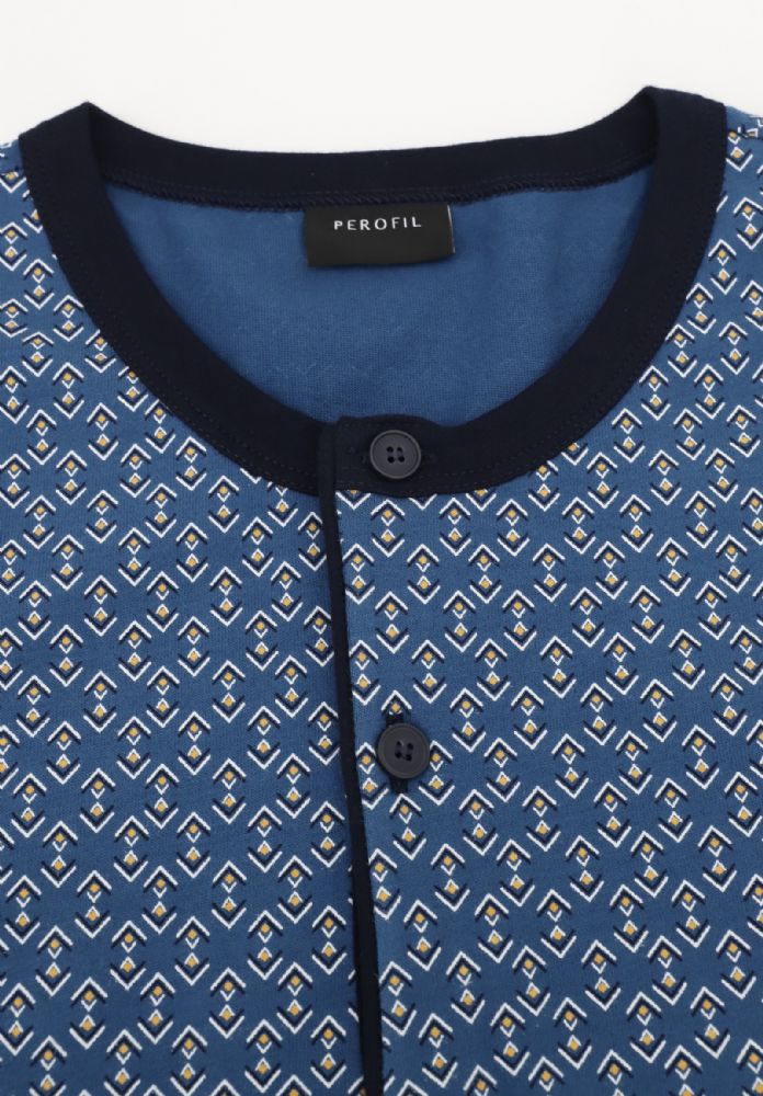 Vacchetti | Pigiama Uomo Serafino VPRT92686 Caldo Cotone