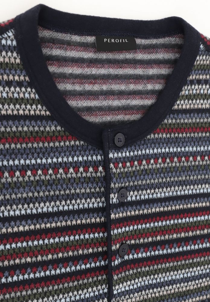 Vacchetti | Pigiama Uomo Serafino Con Polsino VPRT92687 Punto Milano