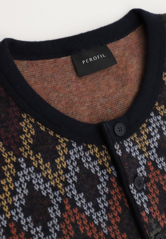 Vacchetti | Pigiama Uomo Serafino Con Polsino VPRT92688 Punto Milano