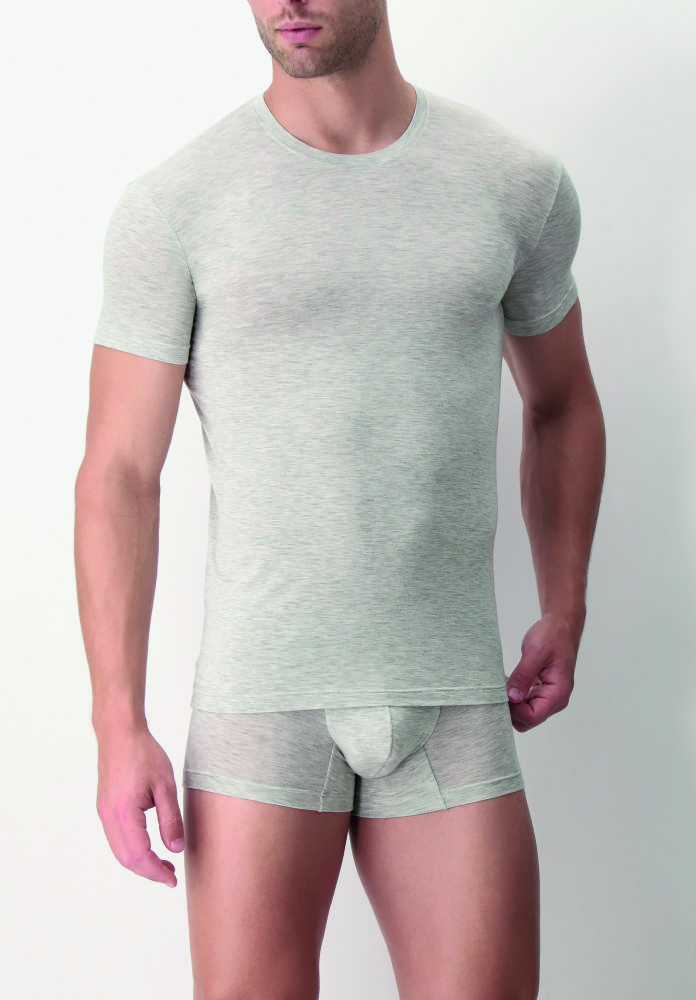 Vacchetti | T Shirt Uomo Mezza Manica Girocollo X-Touch Micromodal
