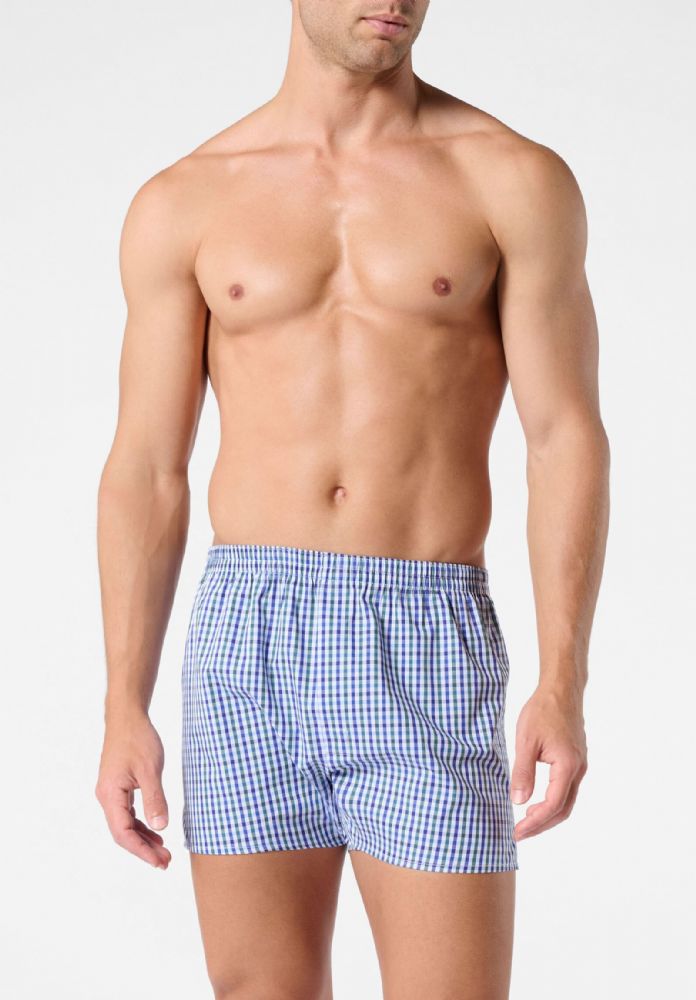Vacchetti | 2 Boxer Calzoncino Aperto Gange Moda Tela Di Cotone