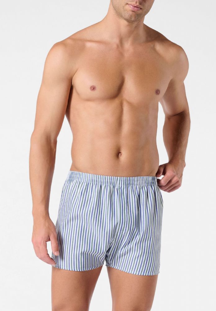 Vacchetti | 2 Boxer Calzoncino Aperto Gange Moda Tela Di Cotone