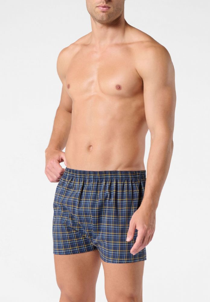 Vacchetti | 2 Boxer Calzoncino Aperto Gange Moda Tela Di Cotone